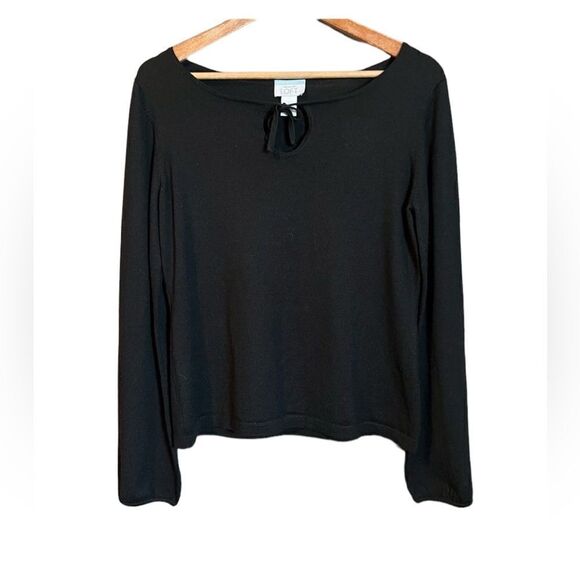 Loft black wool blend sweater - Picture 1 of 6